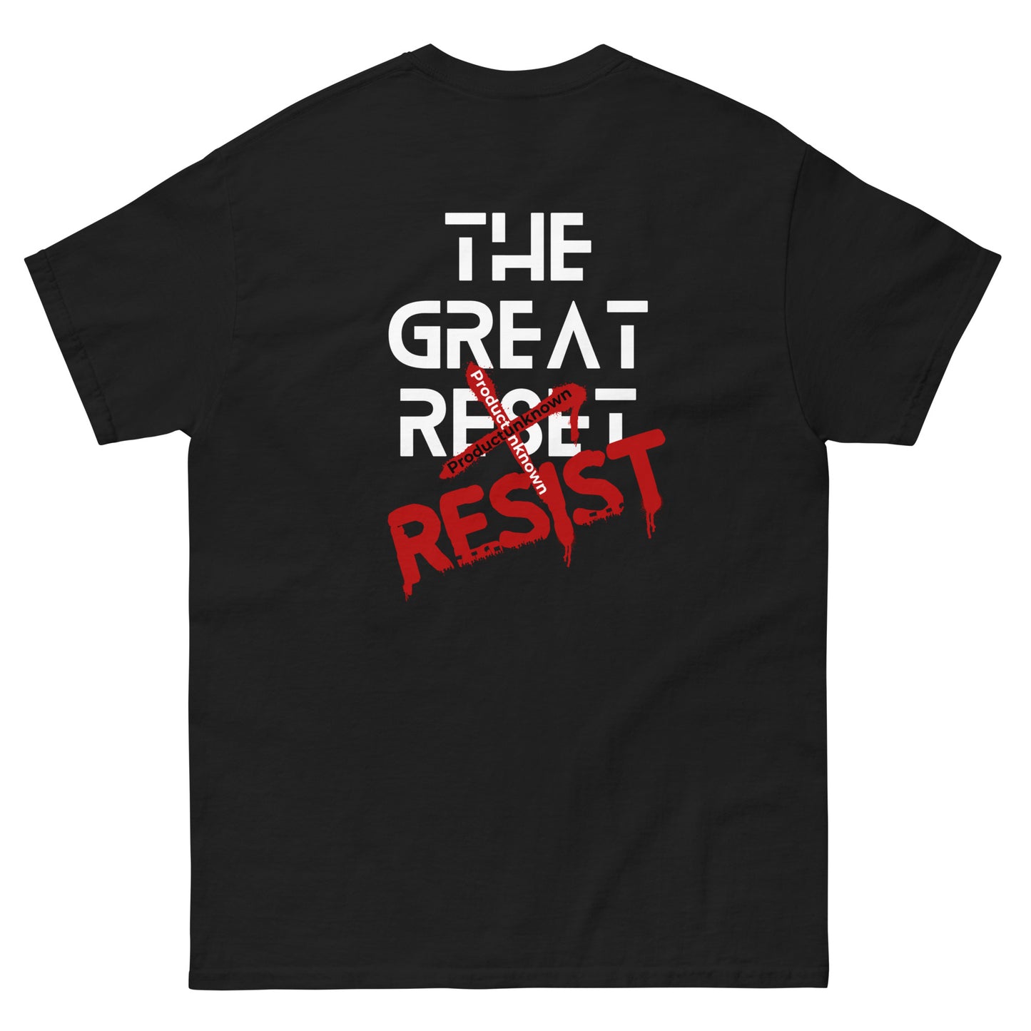 Men's "The Great Resist" classic tee (Rear Print)