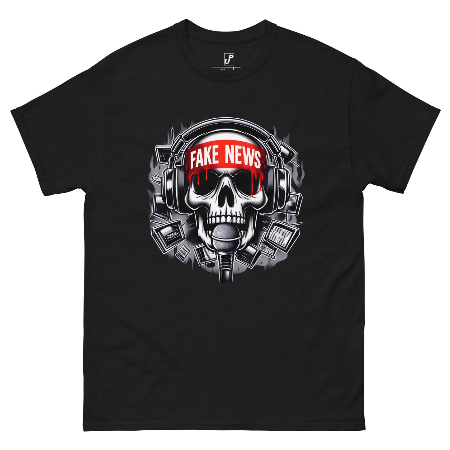 Men's classic "Fake News" Tee (Front Print)