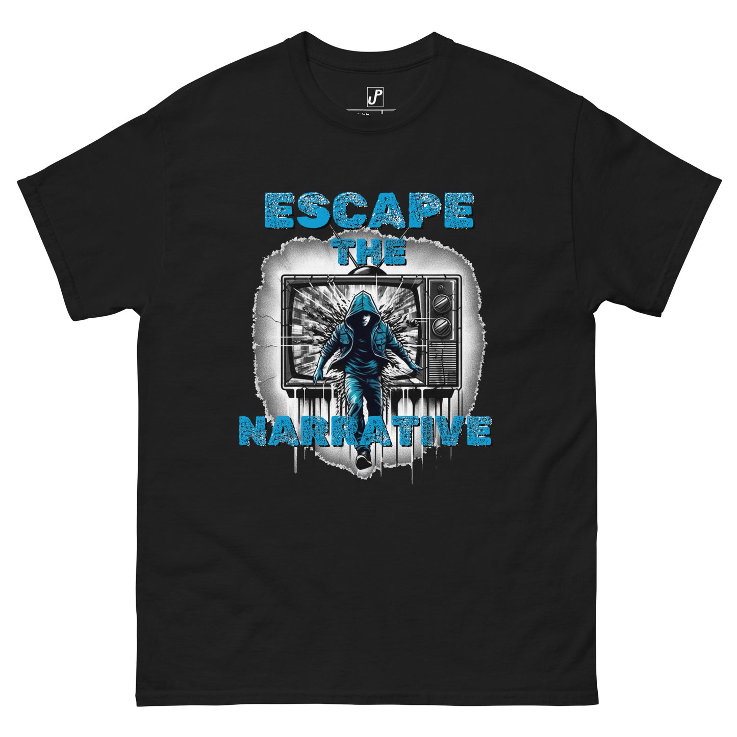 Men's classic  "Escape the Narrative" Tee (Front Print)