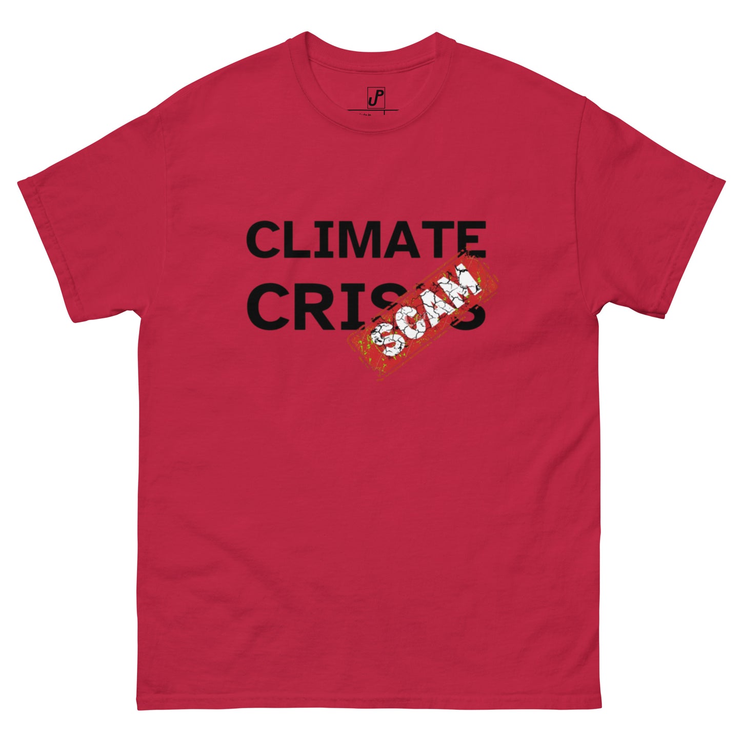 Classic "Climate Scam" tee (Front Print)