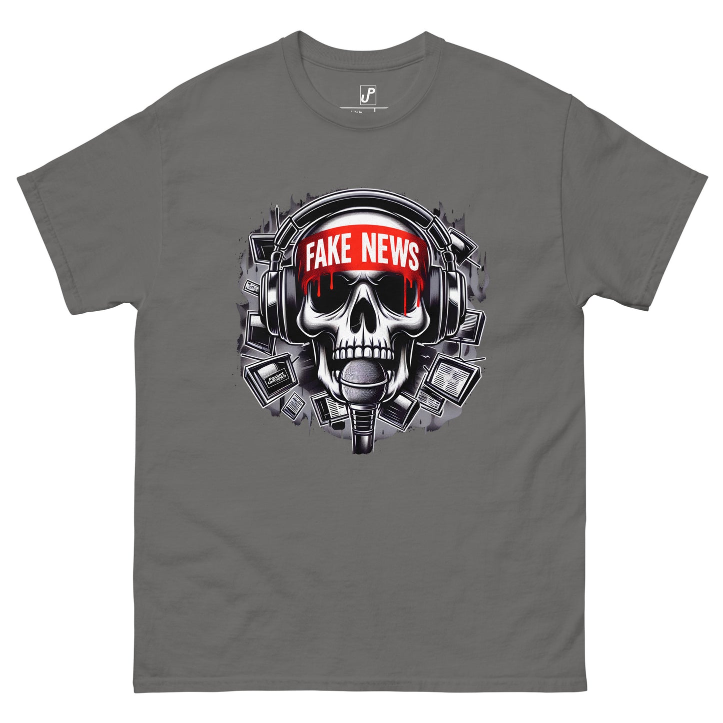 Men's classic "Fake News" Tee (Front Print)