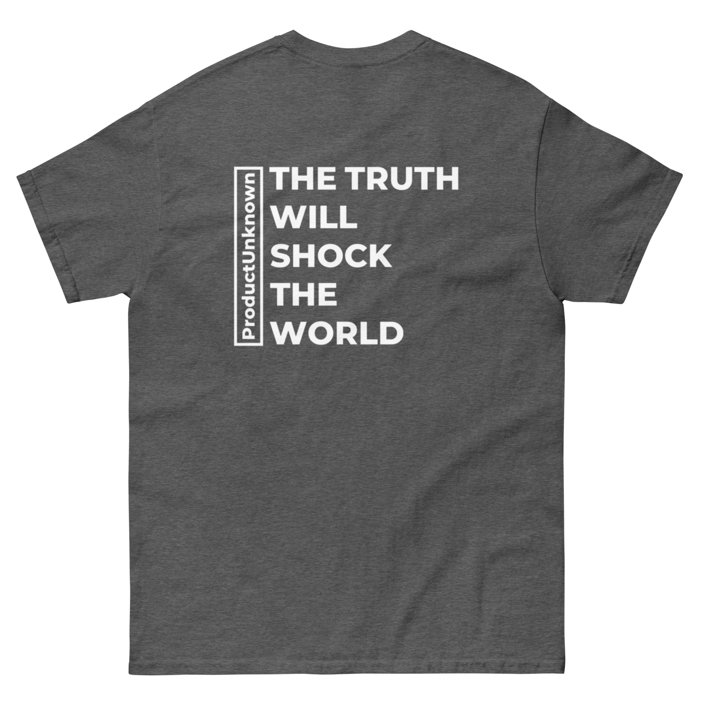 "THE TRUTH WILL ROCK THE WORLD" (Rear Print) T-Shirt