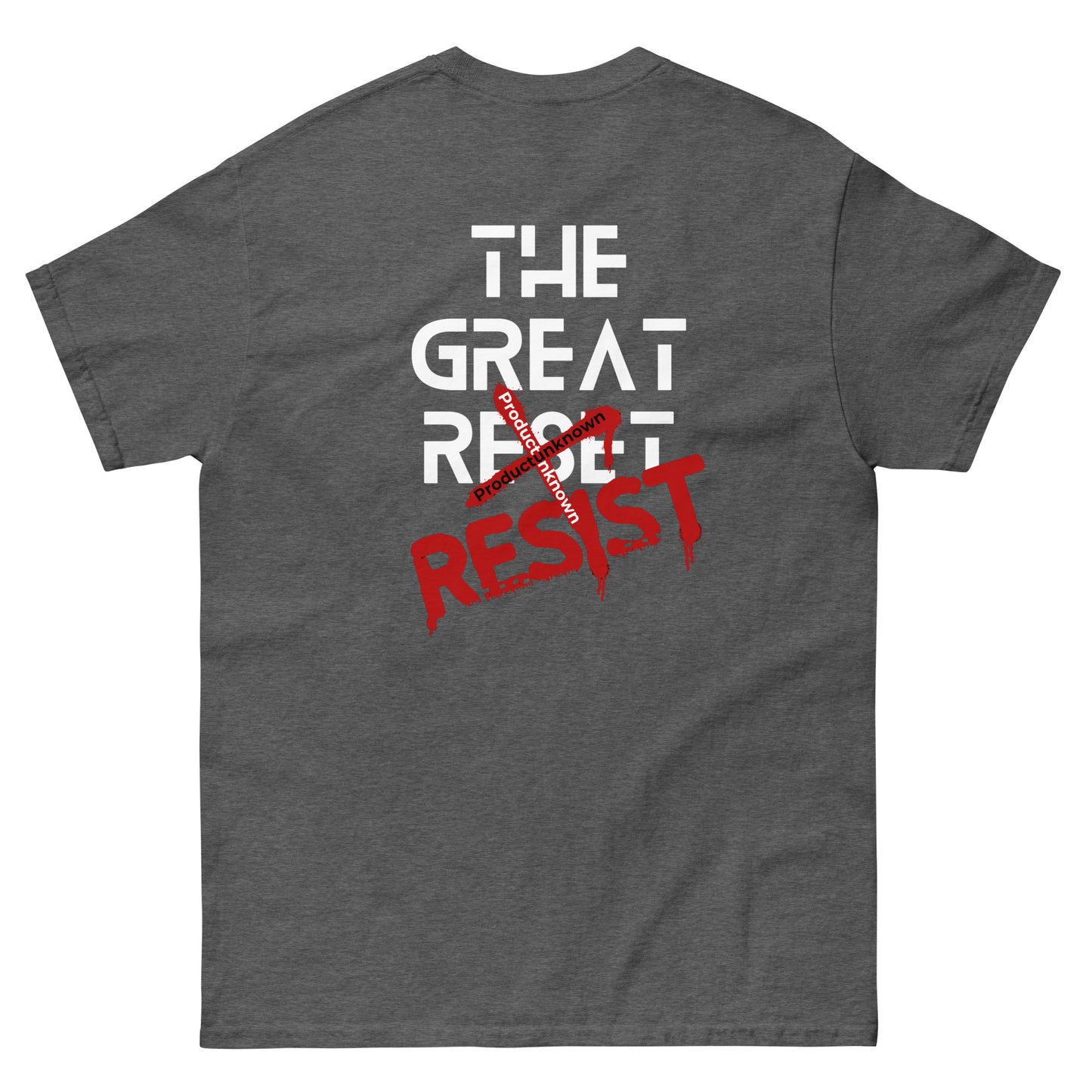 Men's "The Great Resist" classic tee (Rear Print)