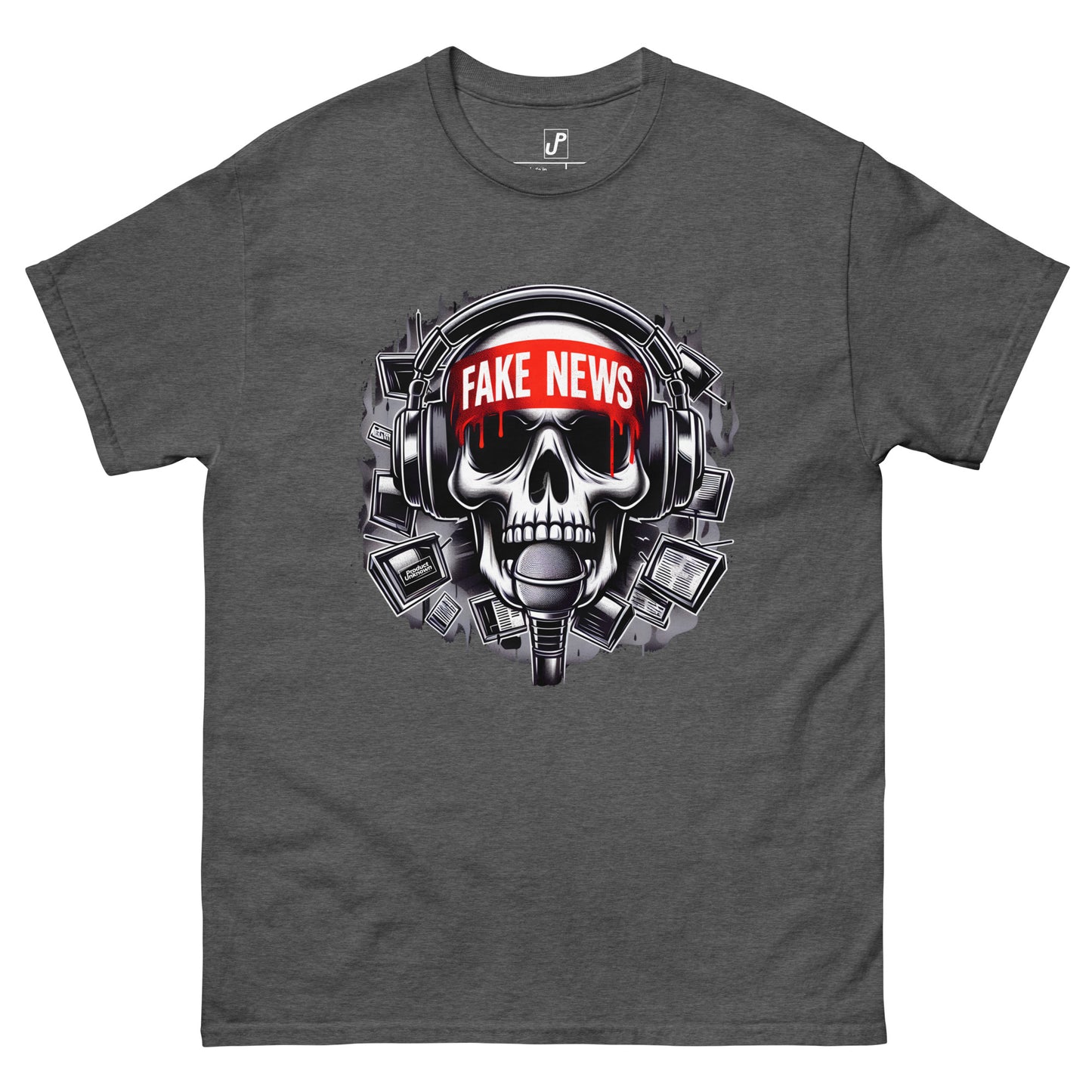 Men's classic "Fake News" Tee (Front Print)