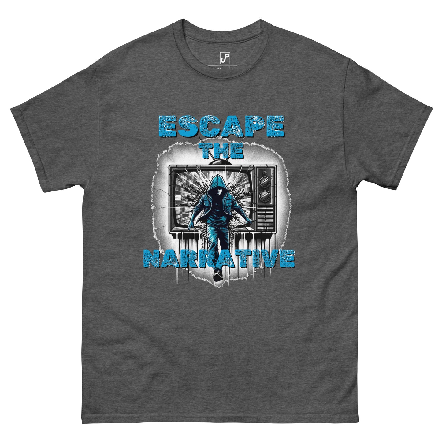 Men's classic  "Escape the Narrative" Tee (Front Print)