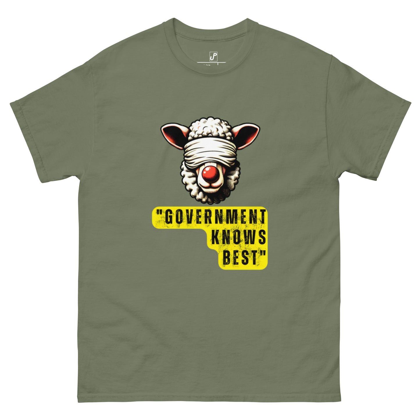 Classic "Government Knows Best" tee (Front Print)