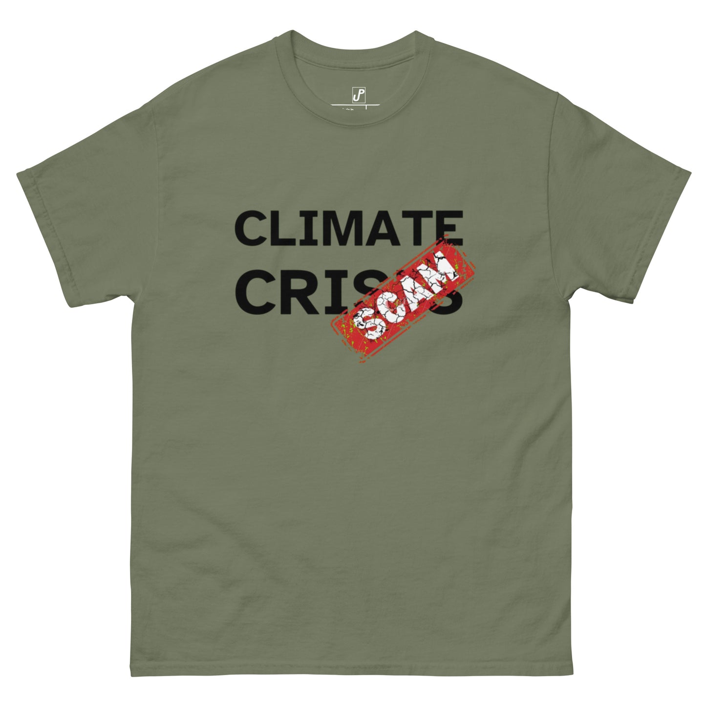 Classic "Climate Scam" tee (Front Print)