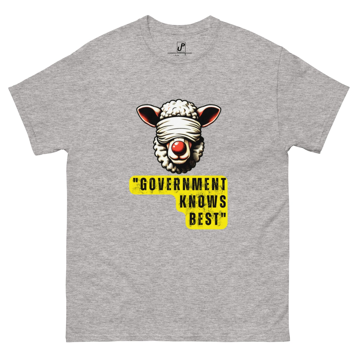 Classic "Government Knows Best" tee (Front Print)