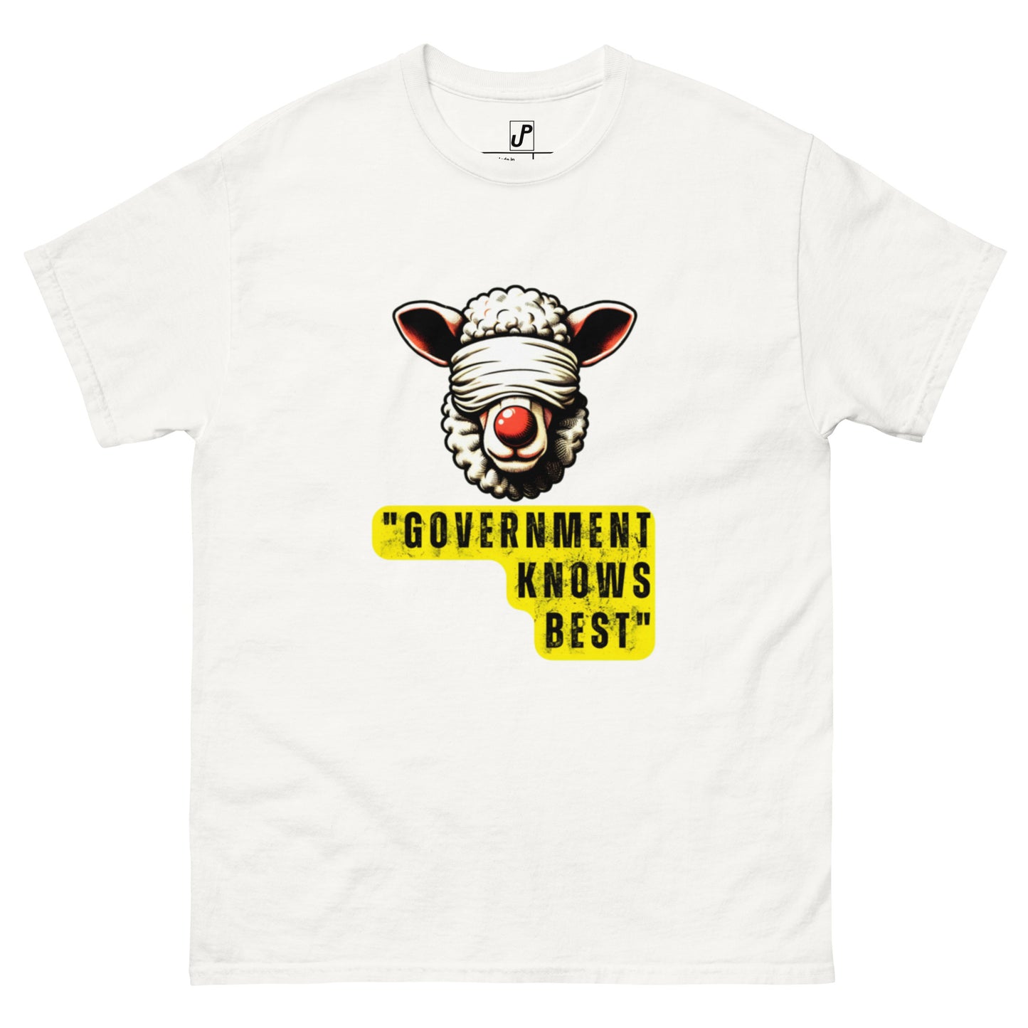 Classic "Government Knows Best" tee (Front Print)