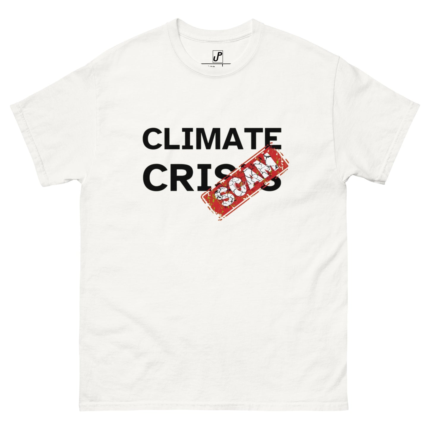 Classic "Climate Scam" tee (Front Print)