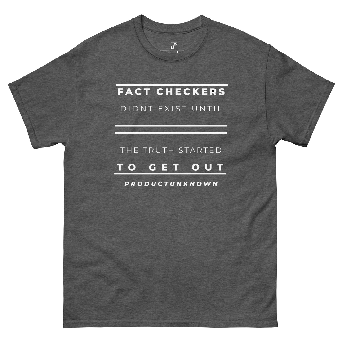 Classic "Fact Checkers" T-shirt (Front Print)