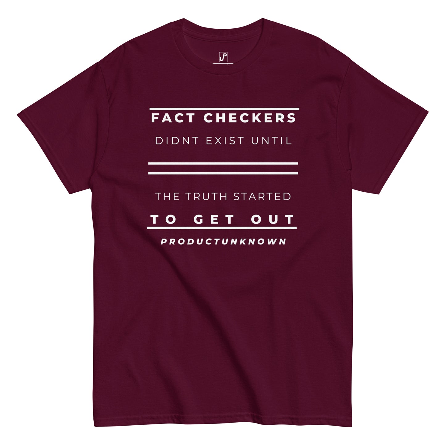 Classic "Fact Checkers" T-shirt (Front Print)