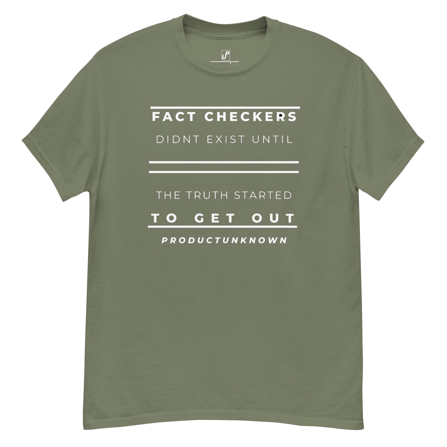 Classic "Fact Checkers" T-shirt (Front Print)