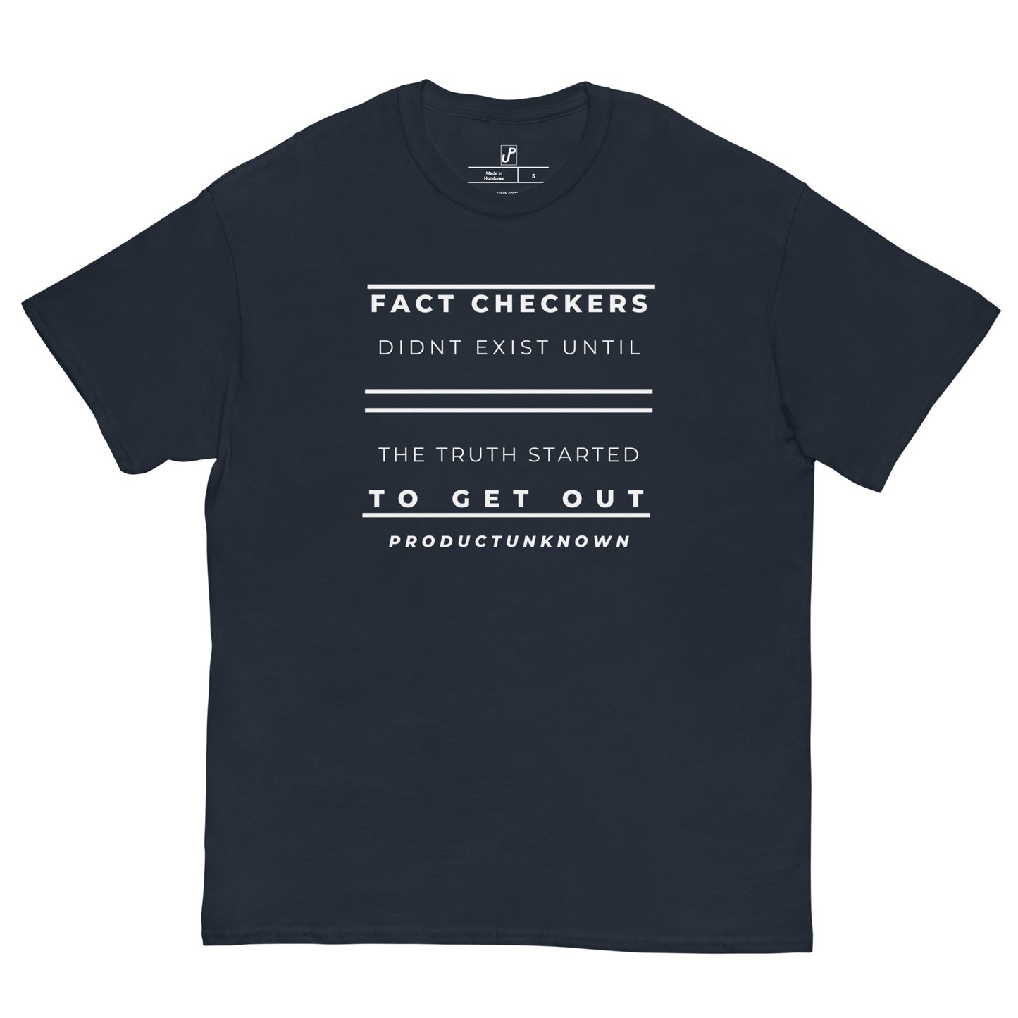 Classic "Fact Checkers" T-shirt (Front Print)