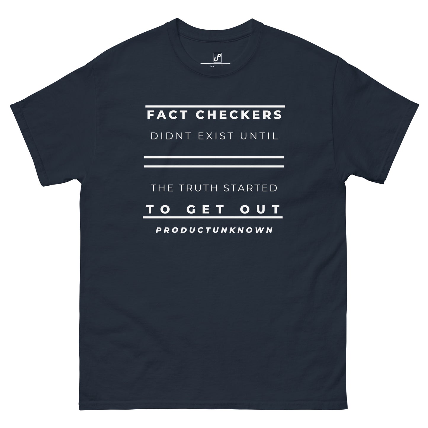 Classic "Fact Checkers" T-shirt (Front Print)