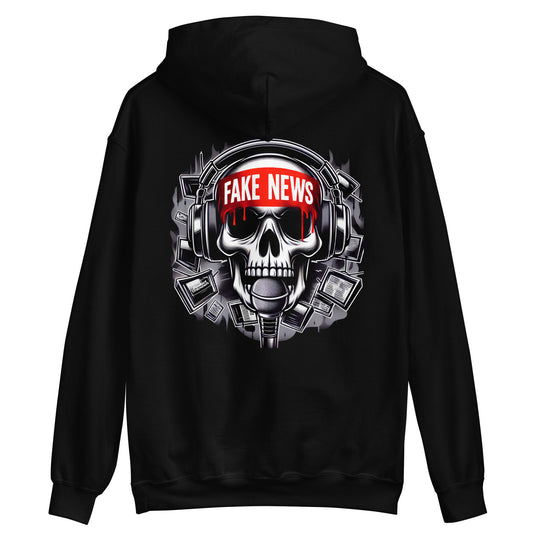 Unisex "Fake News" Hoodie (Rear Print)