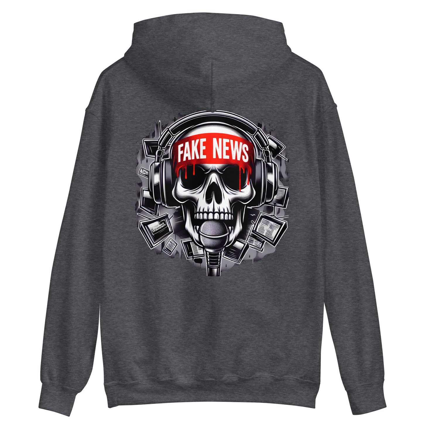 Unisex "Fake News" Hoodie (Rear Print)