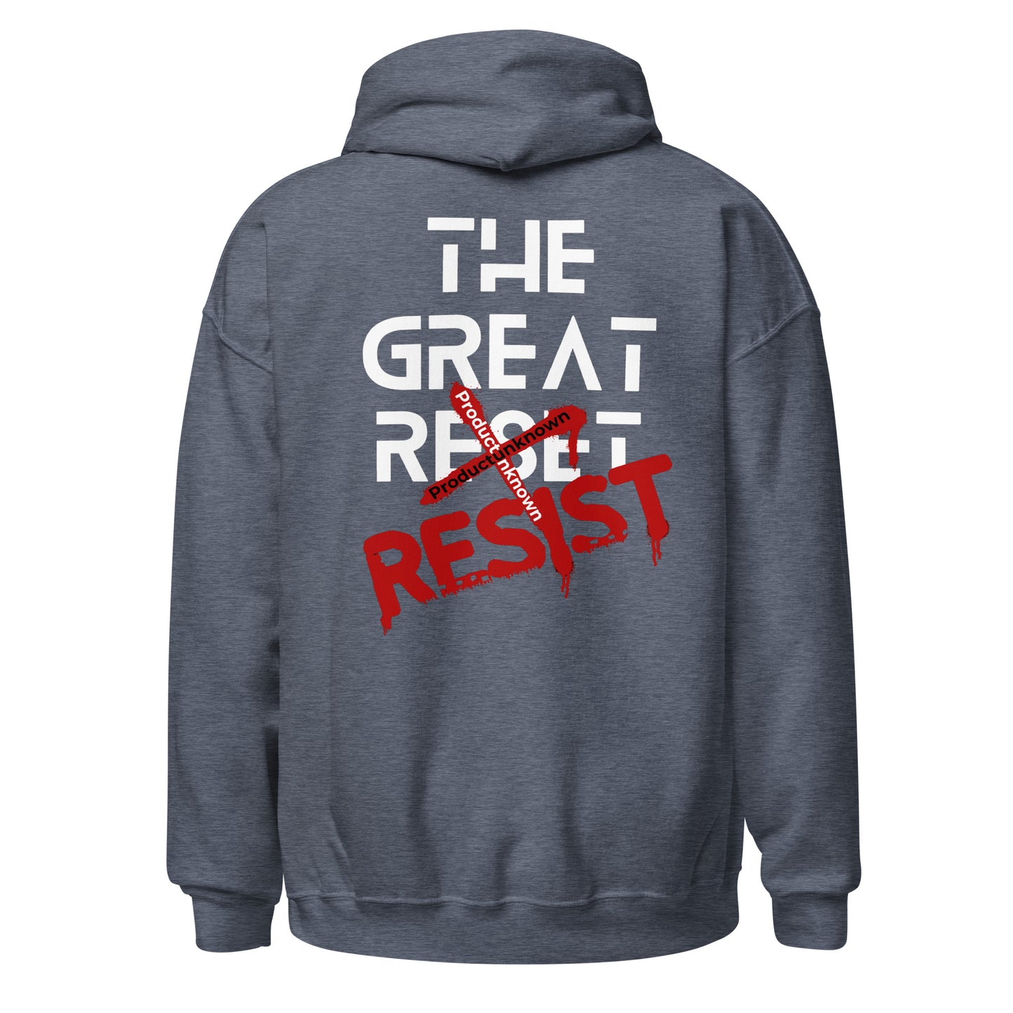 Unisex "The Great Resist" Hoodie (Rear Print)