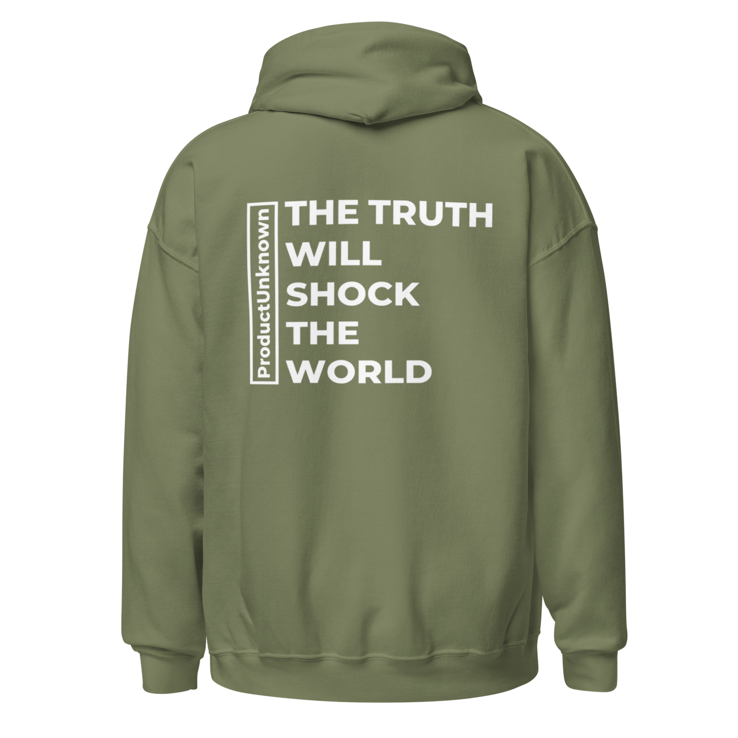 Unisex "THE TRUTH WILL SHOCK THE WORLD" (Rear Print) Hoodie