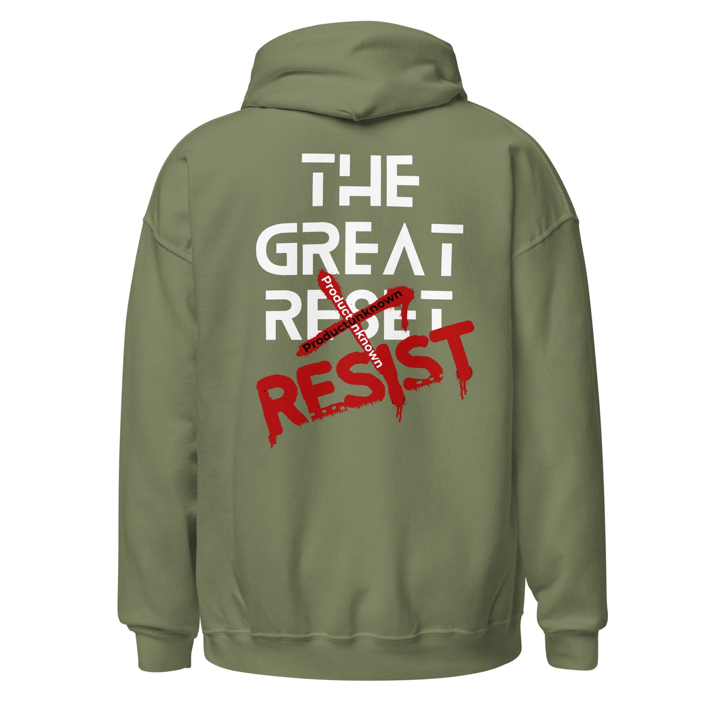 Unisex "The Great Resist" Hoodie (Rear Print)