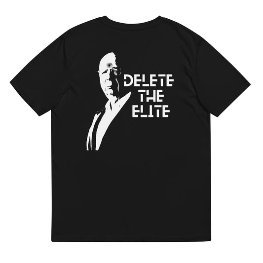 Classic "Delete The Elite" T-shirt (Rear Print)