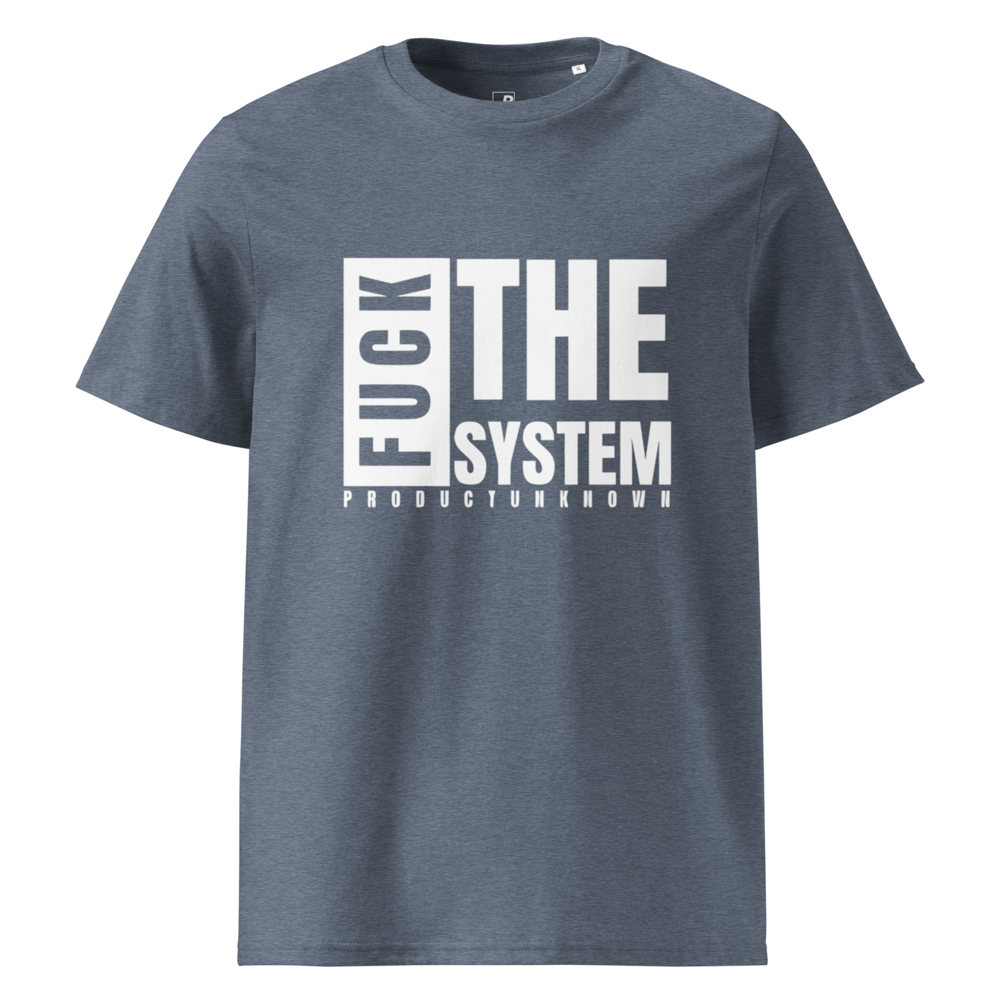 Unisex "Fuck The System" Cotton T-Shirt (Front Print)