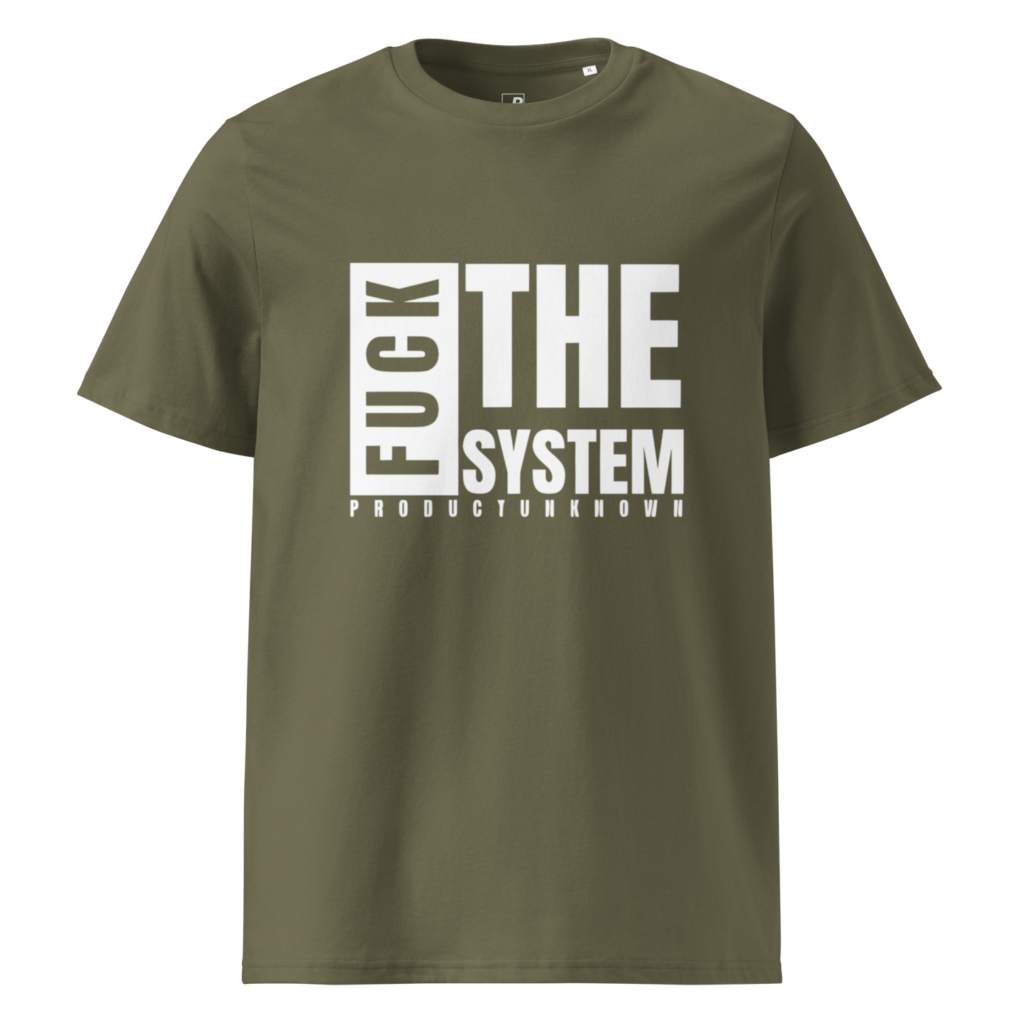 Unisex "Fuck The System" Cotton T-Shirt (Front Print)